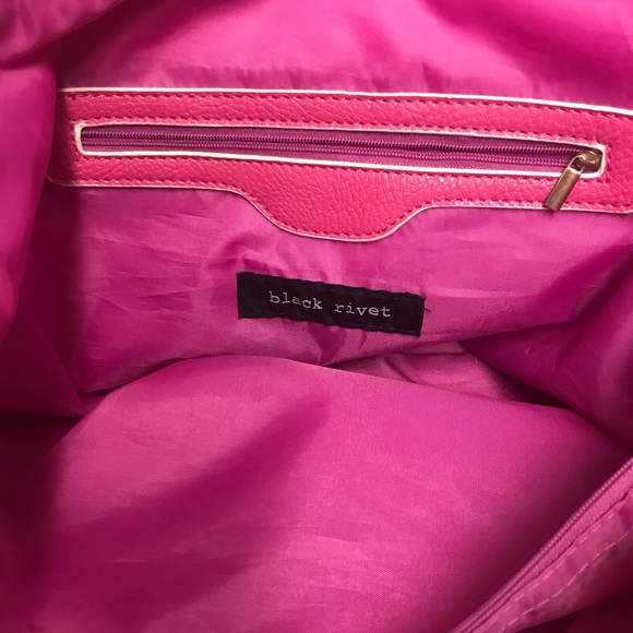 Black Rivet Bags Black Rivet By Wilson Leather Shoulder Or Tote Bag